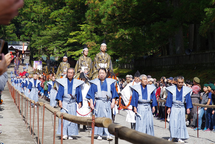 日光東照宮では秋季大祭 百物揃千人武者行列が行われました。
